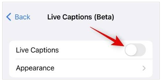 iOS 16中如何开启实时字幕?iPhone14开启实时字幕方法