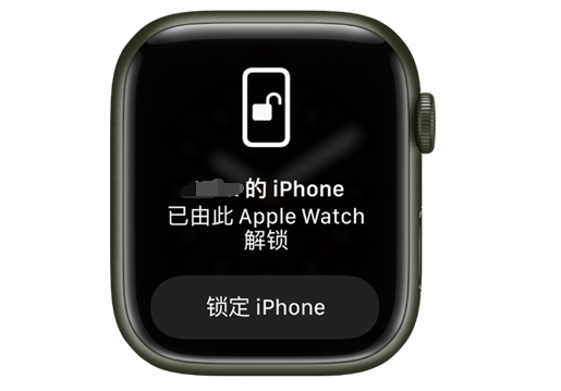 珠山苹果手机维修分享用 AppleWatch 解锁配备面容 ID 的 iPhone方法 