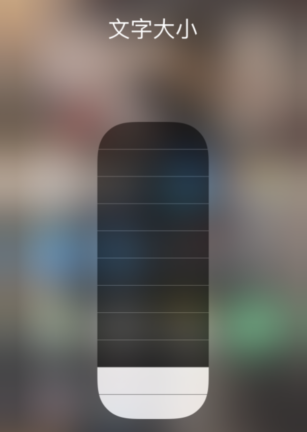 珠山苹果手机维修分享小技巧：在 iPhone 控制中心快速调节字体大小 